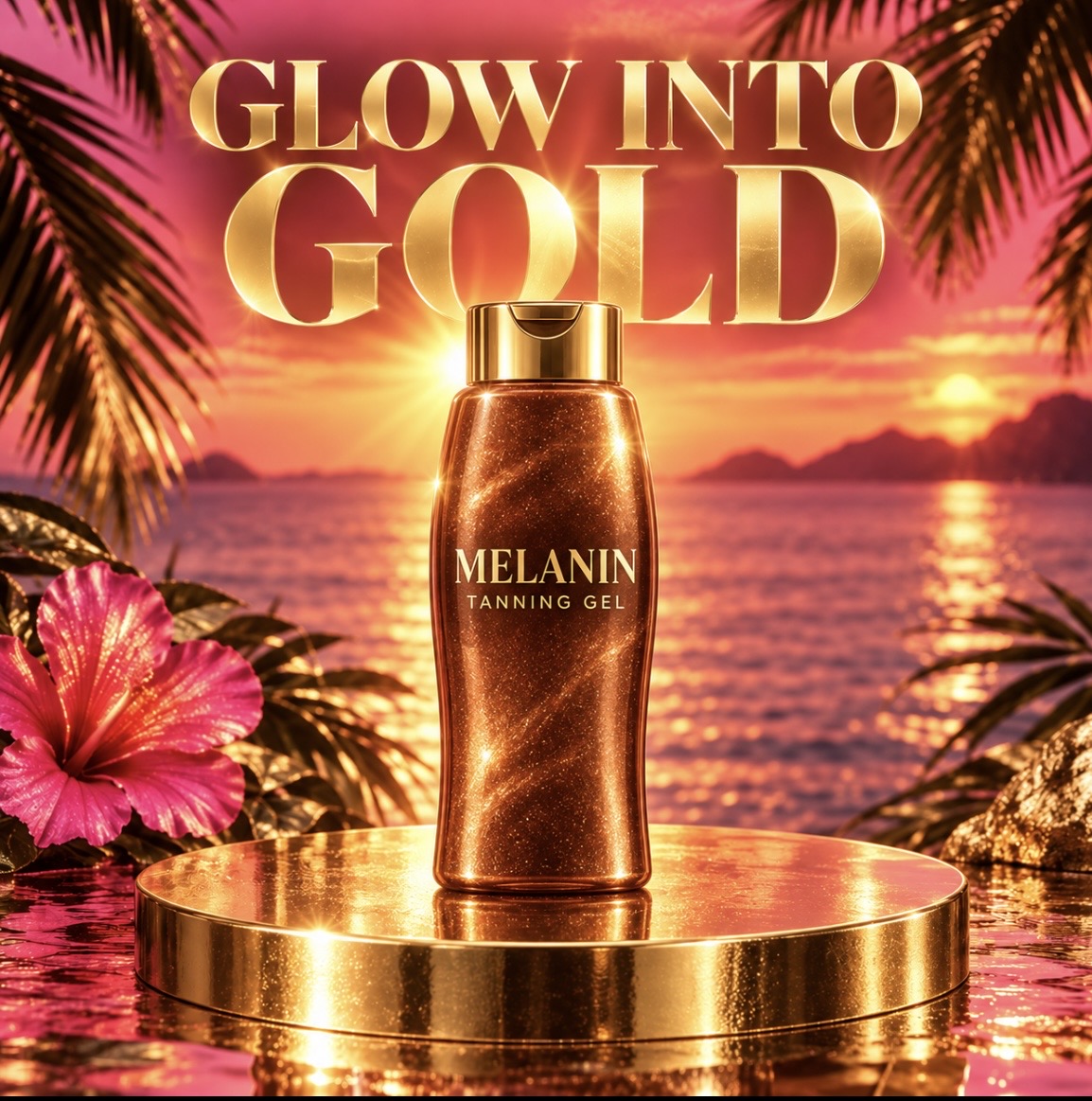 GLOW IN TO GOLD MELANIN TANNING GEL