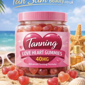 Extreme. Tanning love heart gummies 40MG