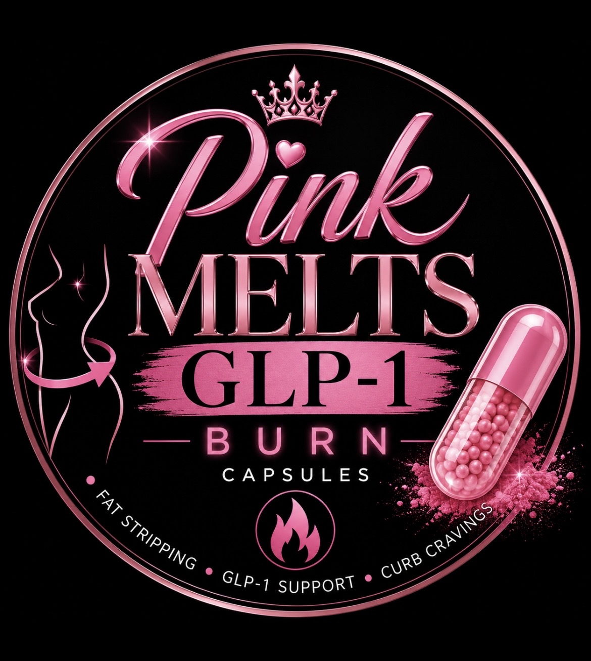 💕Pink melts Glp-1 burn capsules