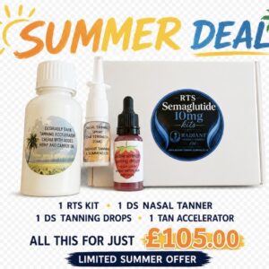 SUMMER DEAL / 1 RTS SEM KIT 10MG 1 DS NASAL TANNER 1DS TANNING DROPS AND 1TANNING ACCELERATOR